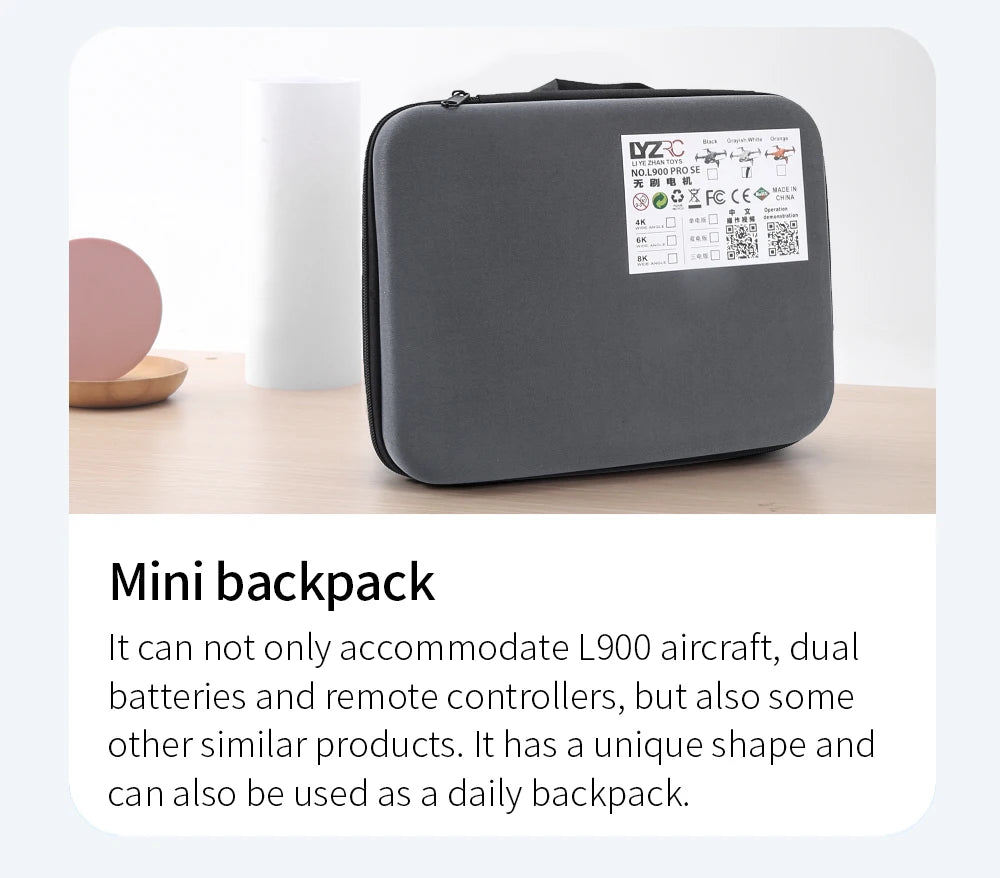 Drone L900 Pro 4K GPS Camera Quadcopter – Foldable & Brushless