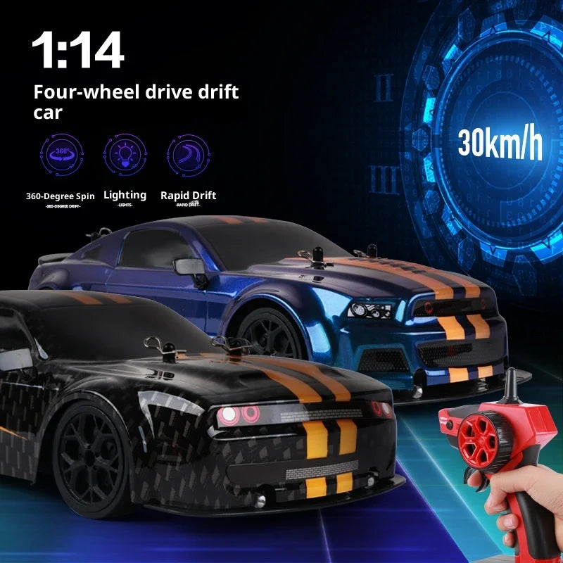 High-Speed RC Car: Remote-Controlled Drifting Vehicle with Four-Wheel Drive, Fast-Diving Electric Toy Car Model,Ideal for Racing