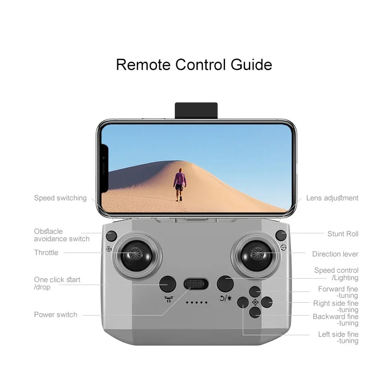 Xiaomi D16 GPS UAV 8K Aerial HD Profesional Dual-camera Helicopter Optical Flow Positioning Avoidance Type Brushless Motor Drone