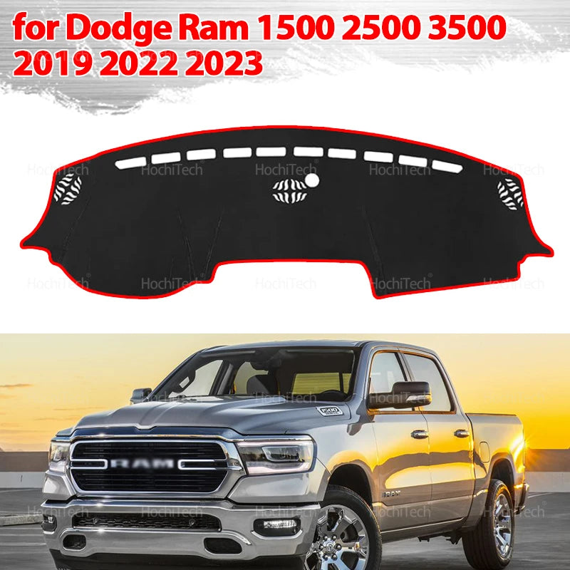 For Dodge Ram 1500 2500 3500 2019 2022 2023 Anti-Slip Dashboard Cover Protective Pad Car Accessories Sunshade Carpet