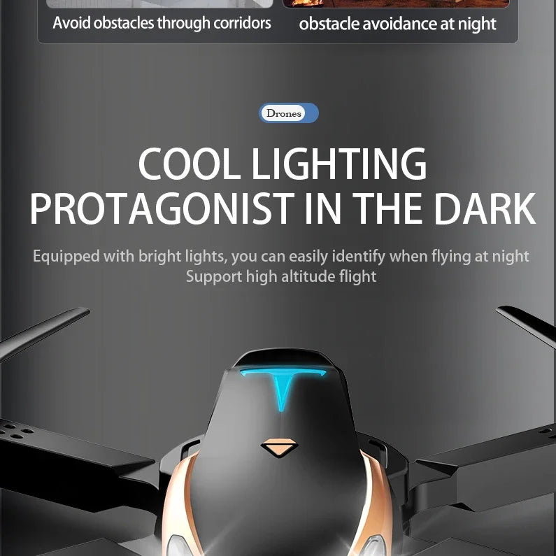 Drone Professinal 8K HD Dual Camera 5G WIFI Wide Angle Optical Flow Localization Brushless Motor RC Quadcopter