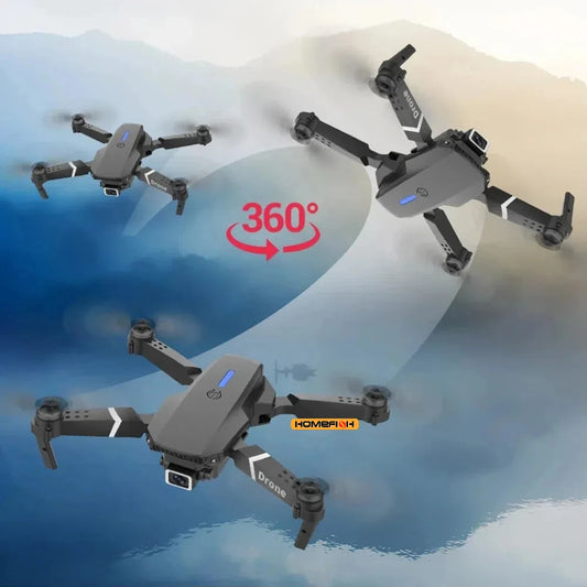 Professional Drone E88 Standard-Angle SD Camer WiFi fpv height Hold Foldable RC quadrotor helicopter Camera-free children's toys