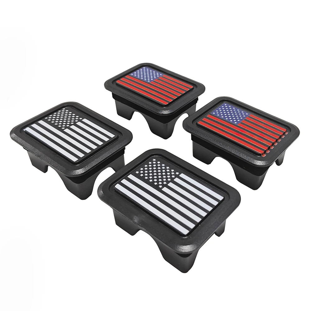 Bed Rail Stake Pocket Covers For Dodge RAM 1500 2019-2024 Truck Stake Hole Caps Plugs