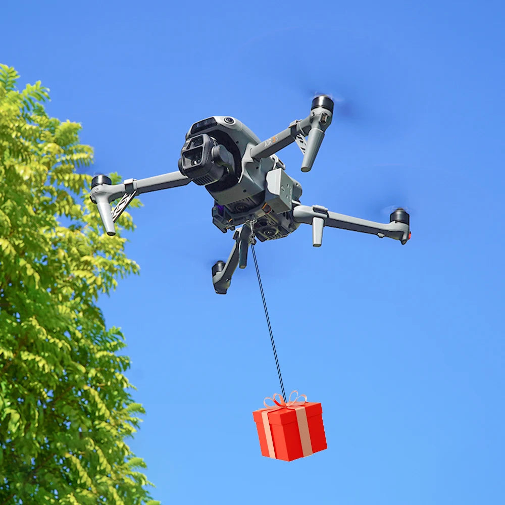 BRDRC Airdrop System for DJI Air 3S/Air 3 Drone Fishing Bait Wedding Ring Gift Deliver Life Rescue Thrower Drone Accessories
