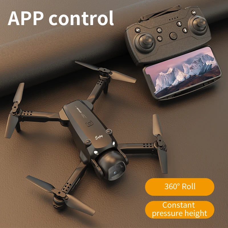 Foldable Four - Axis Drone with 360° Roll Feature - Dual Camera, Optical Flow Hover, Six - Axis Gyroscope & One - Click Landing