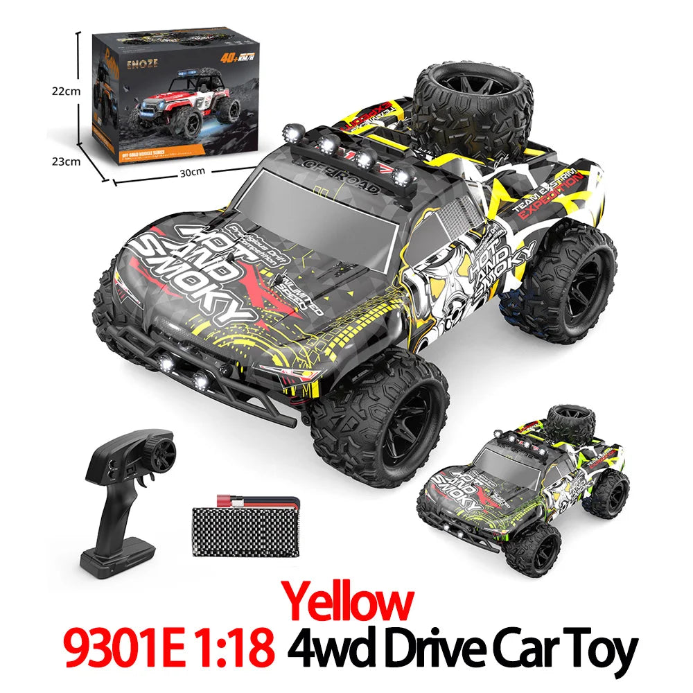 1:18 Full Scale Four-Wheel Drive High-Speed Remote Control Car Off-Road Pickup Truck Climbing Car Rc Racing Model