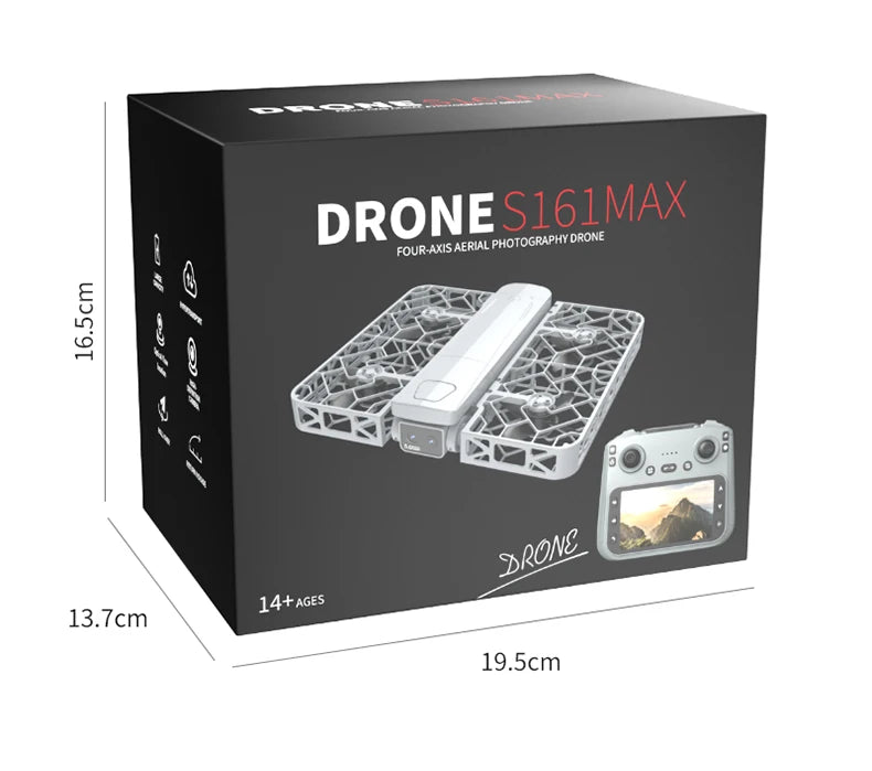 drone new S161 Four Sided Obstacle Avoidance Dual Camera Optical Flow Positioning Aerial Drone Remote-controlled Aircraft