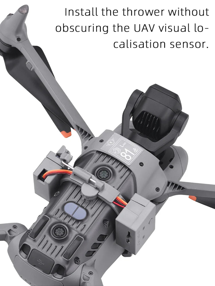 BRDRC Airdrop System for DJI Air 3S/Air 3 Drone Fishing Bait Wedding Ring Gift Deliver Life Rescue Thrower Drone Accessories