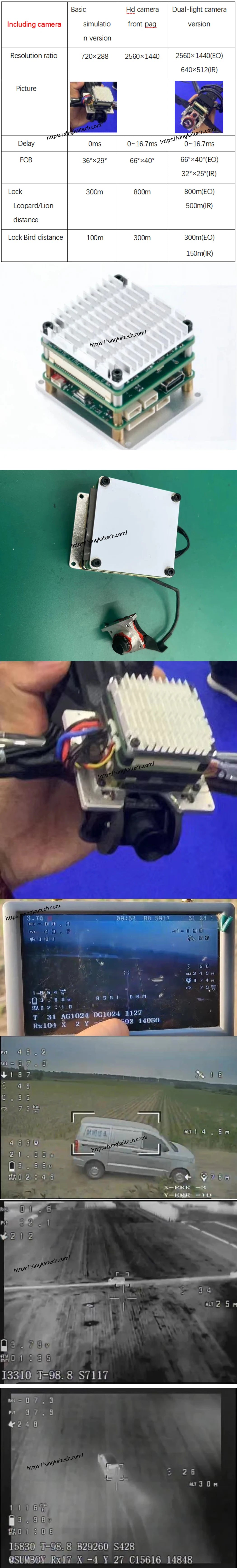 Drone AI Automatic Tracking Module with HD Camera for Long Range Tracking and Guidance