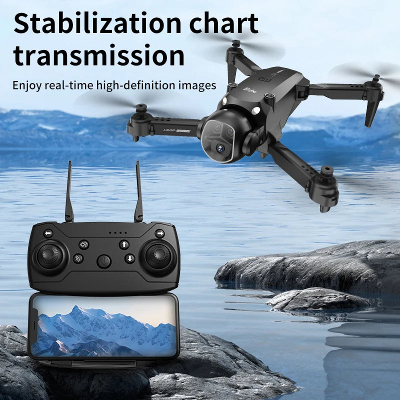 Foldable Four-Axis Drone – Dual Camera & 360° Roll Feature