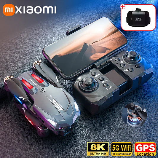 Xiaomi D11 Drone 8K Aerial HD Gradient Flowing Light Dual-Camera Omnidirectional Obstacle Avoidance Brushless Motor GPS UAV