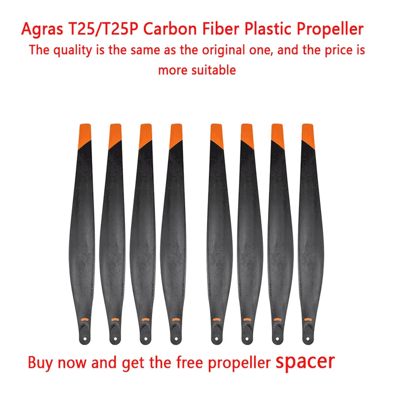 Copy Agras T25/T25P 5018 Carbon Fiber Plastic Drone Propellers For agriculture  Drone UAV Accessories Parts