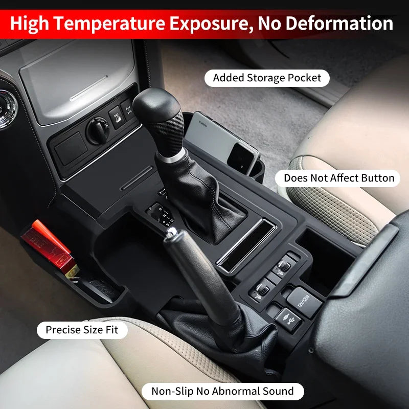 Central Console Gearbox Box Cover for 2010-2023 Toyota Land Cruiser Prado 150 Lc150 nternal Decoration Accessories Upgrade