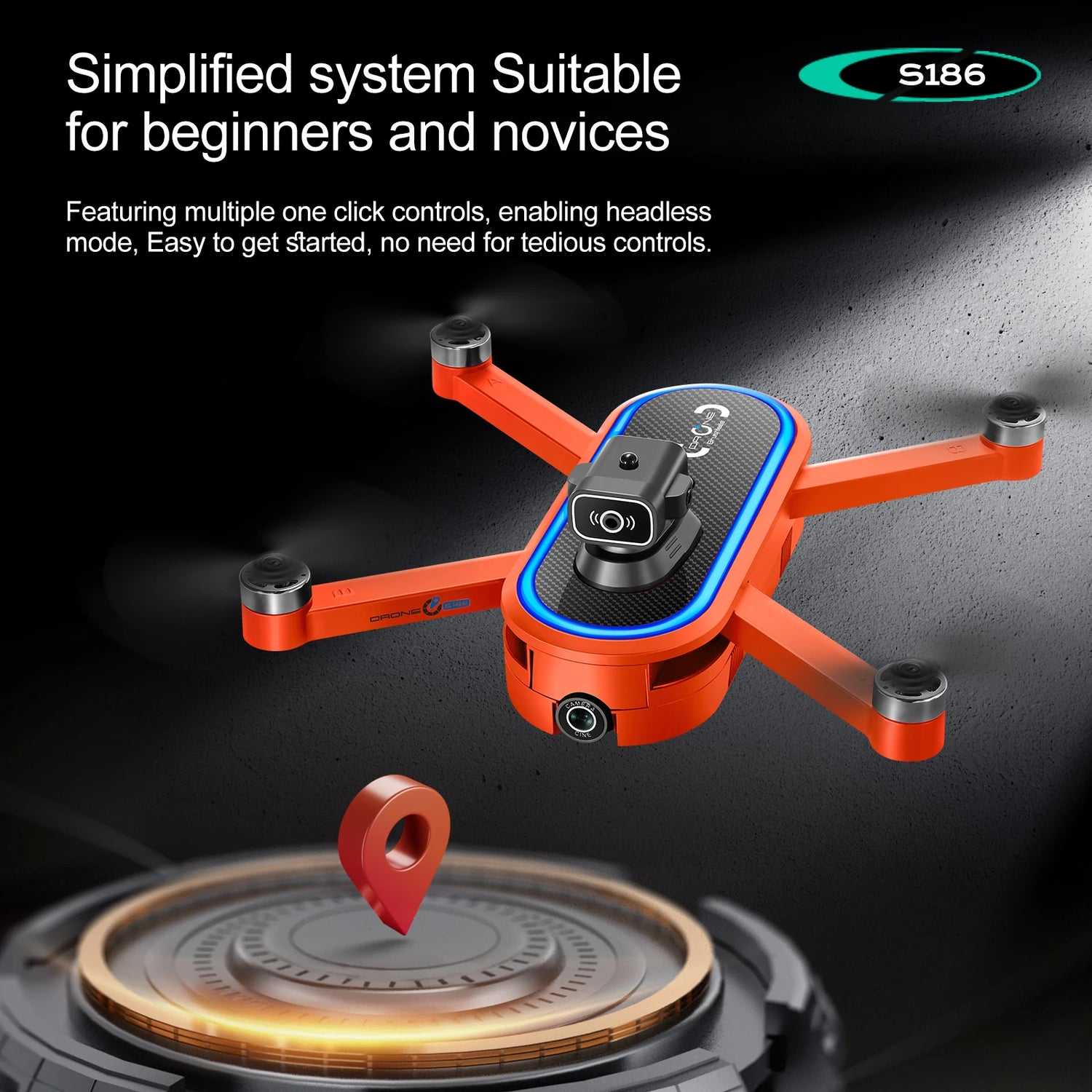 drone brushless motor,electrically adjustable camera, optical flow positioning, collision avoidance function, obstacle avoidance