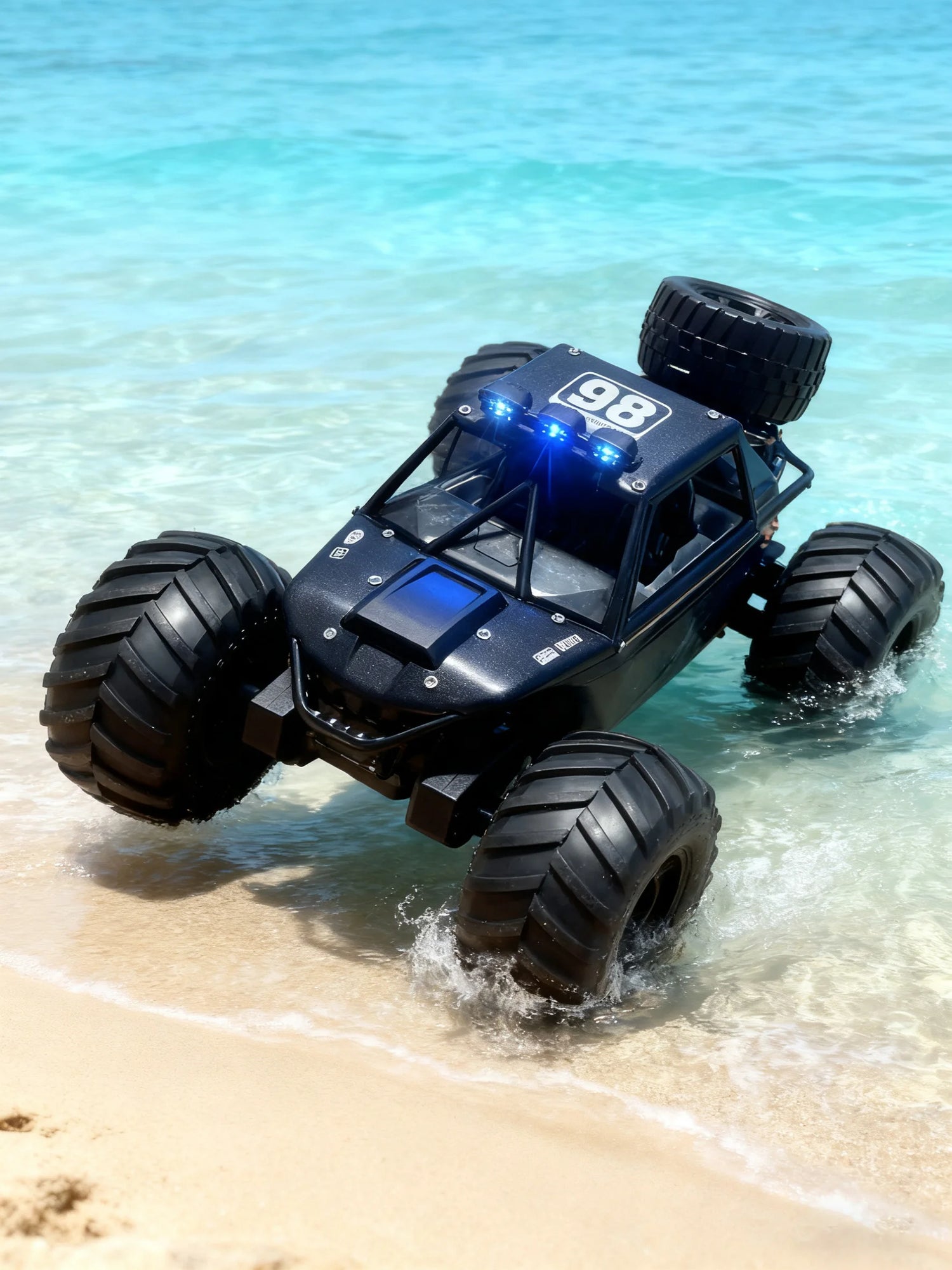 Gesture And Remote Control 50M Range Amphibious RC Car Gift For Kids Ages 3 4 5 6 7 All Terrain Adventure Vehicle