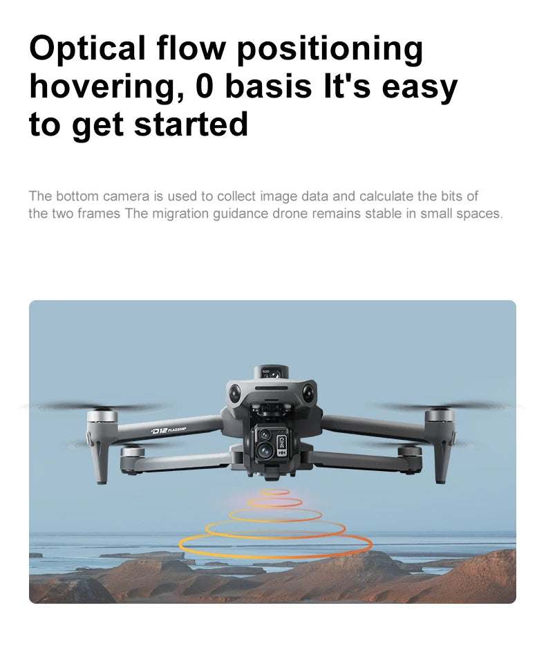 ZLL D12 Drone – 8K Dual Camera & 360° Obstacle Avoidance