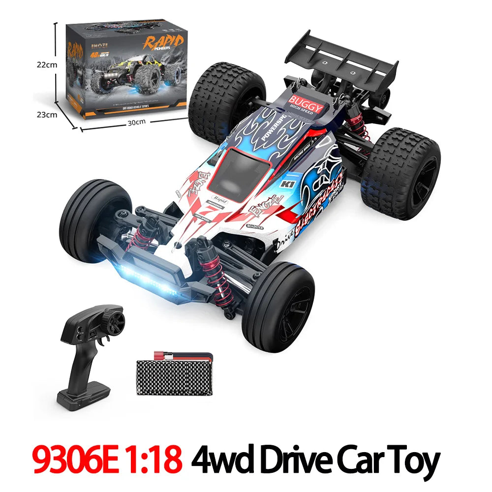 1:18 Full Scale Four-Wheel Drive High-Speed Remote Control Car Off-Road Pickup Truck Climbing Car Rc Racing Model