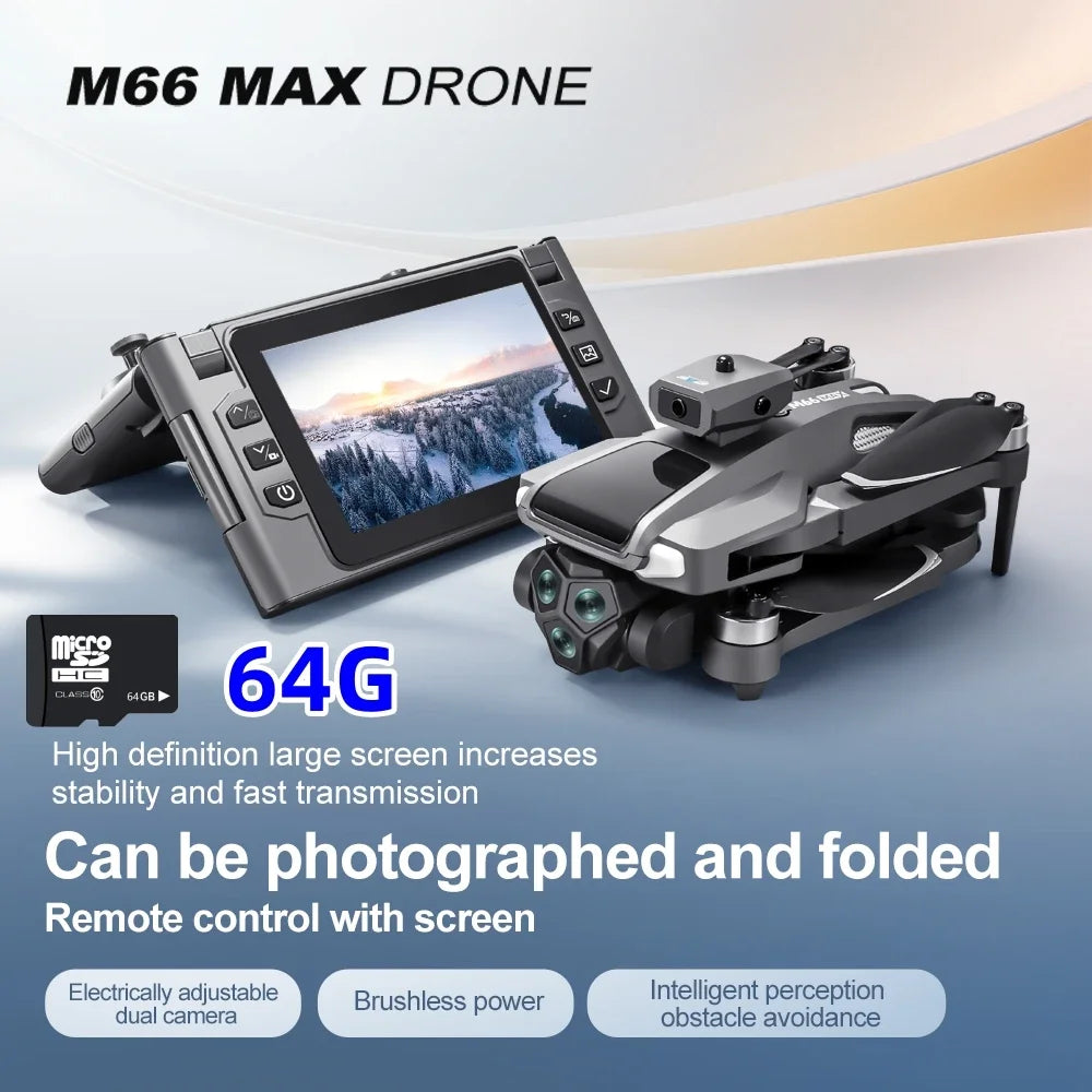 Professional 8K Drone – Dual Camera & Brushless Motor