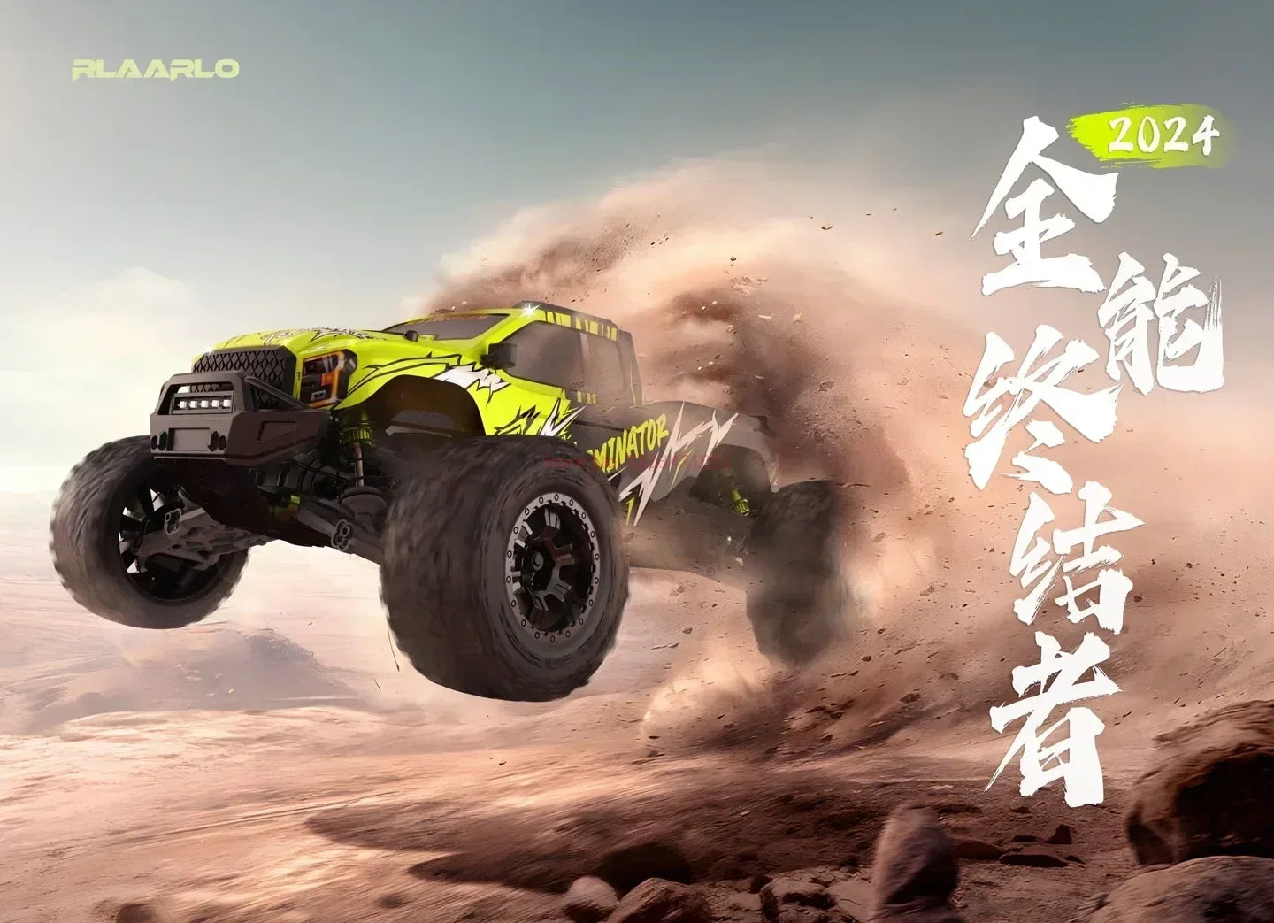 Ralaro All-around Terminator RC Remote-controlled Car with Four-wheel Drive for Racing