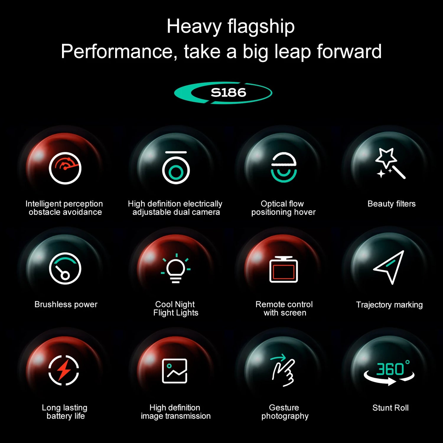 drone brushless motor,electrically adjustable camera, optical flow positioning, collision avoidance function, obstacle avoidance