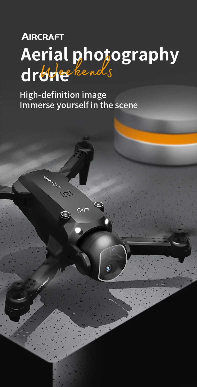 Foldable Four - Axis Drone with 360° Roll Feature - Dual Camera, Optical Flow Hover, Six - Axis Gyroscope & One - Click Landing