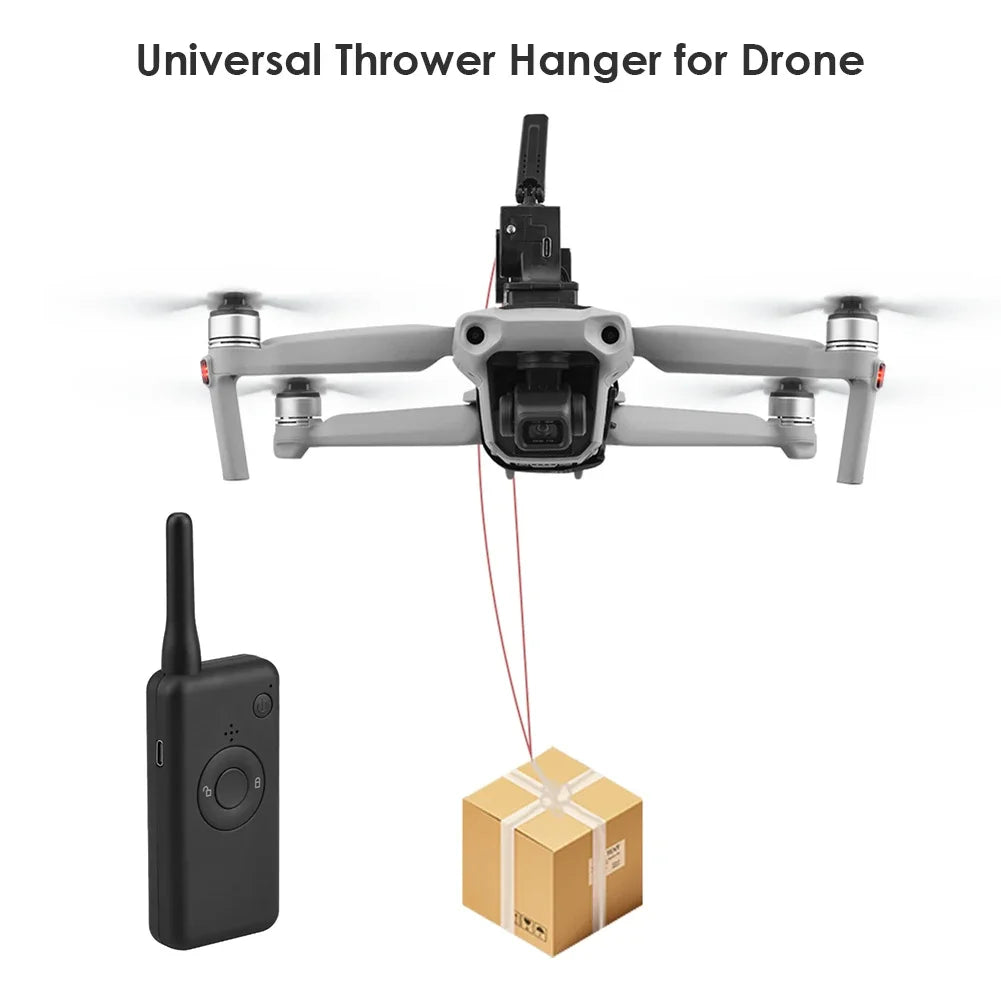 Drone Thrower Airdrop Air Drop System for DJI Mavic 2/Pro/Air 2/Air/FIMI X8SE Life Remotely Delivery Airdrop Fishing Life Rescue
