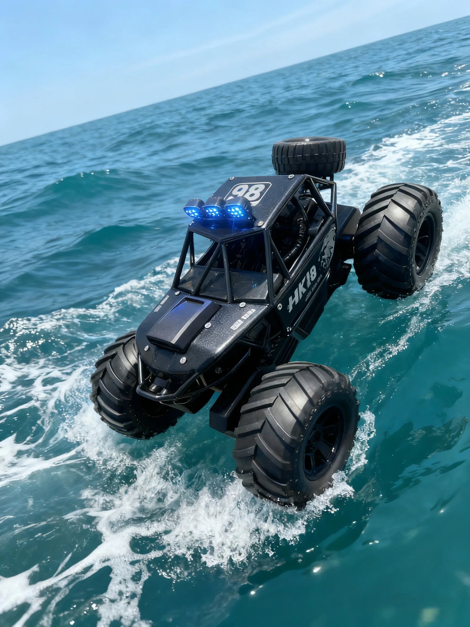 Gesture And Remote Control 50M Range Amphibious RC Car Gift For Kids Ages 3 4 5 6 7 All Terrain Adventure Vehicle