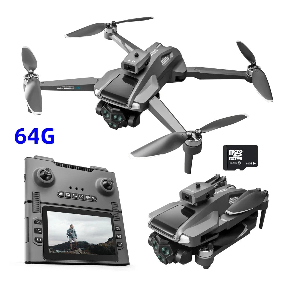 Professional 8K Drone – Dual Camera & Brushless Motor