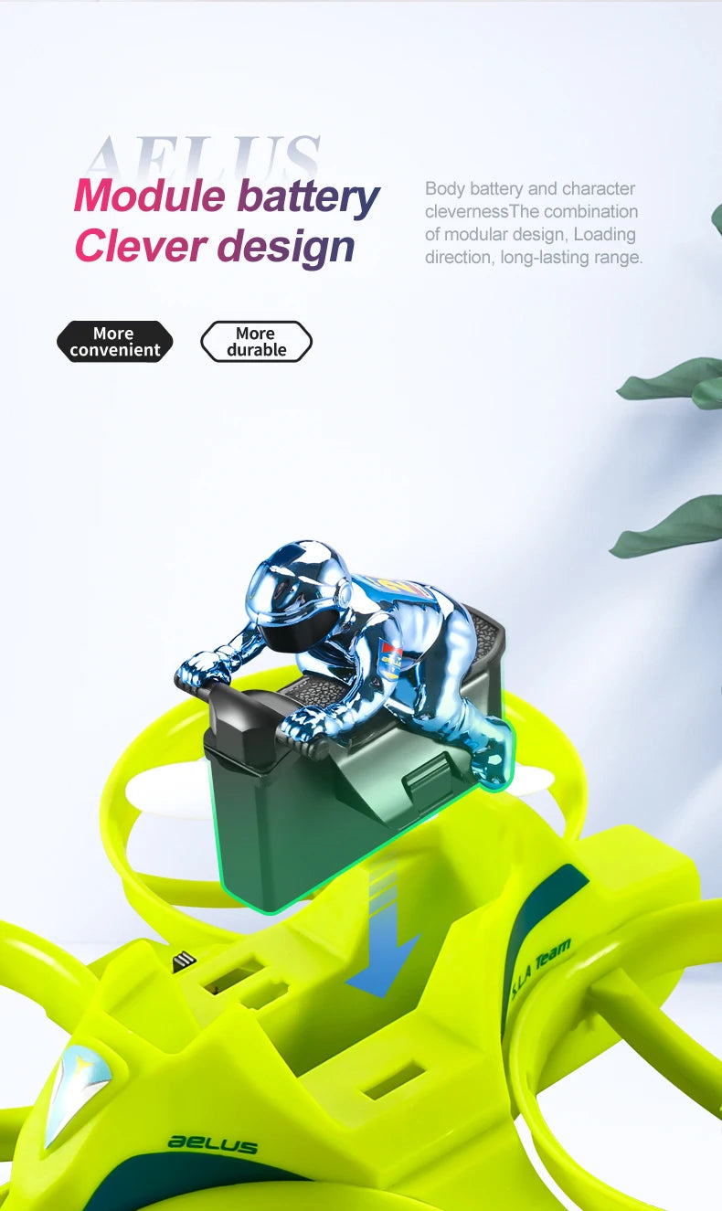 4DRC Mini RC Drone Altitude Hold Headless Mode 3 in 1 Sea Land Air Flight 2.4G Remote Control Quadcopter Boat RC Helicopter Toys