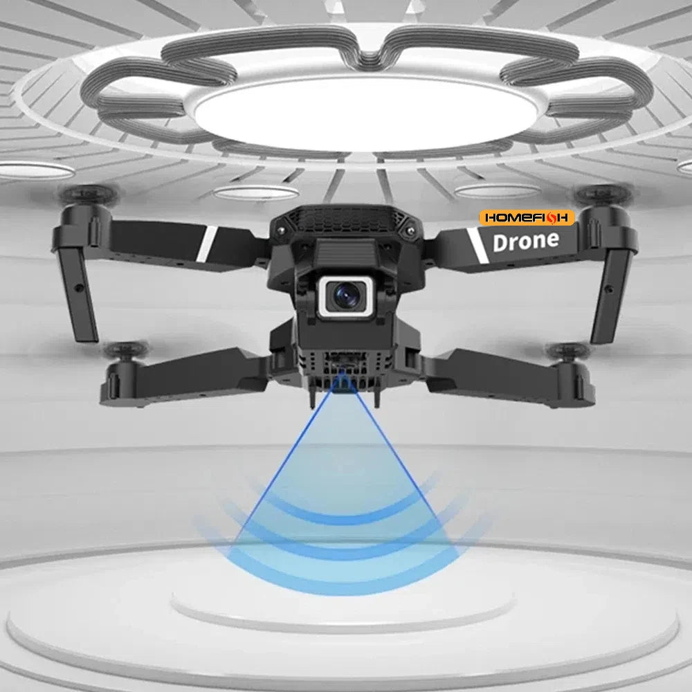 Professional Drone E88 Standard-Angle SD Camer WiFi fpv height Hold Foldable RC quadrotor helicopter Camera-free children's toys
