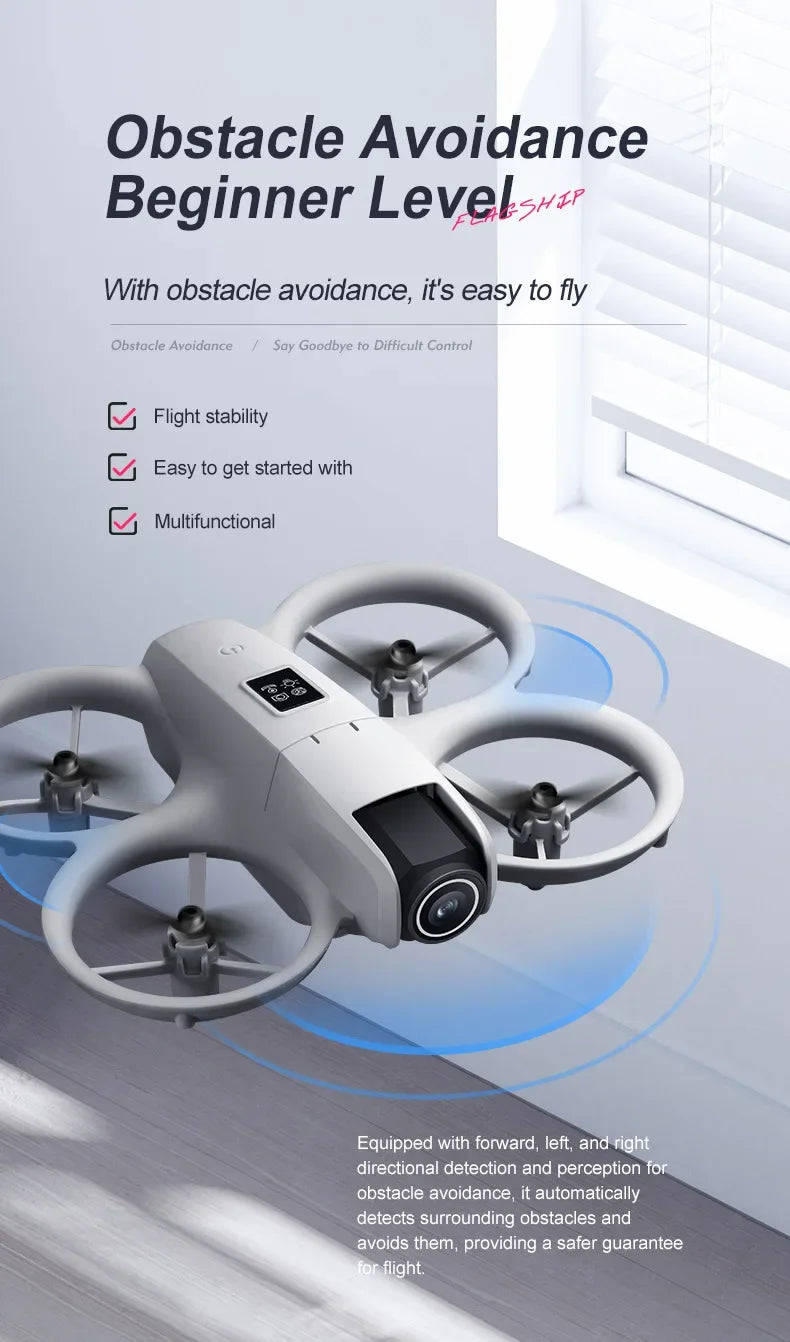 I1PRO Rc Drone 4K Aerial Photography Machine Dual Camera HD Quadcopter Five-side Obstacle Avoidance Foldable Drone RC Drone