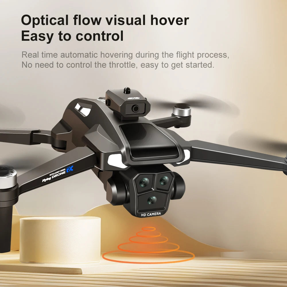 Drone 4K HD Brushless Motor Avoidance Drones with 4.5" Screen On Control Dual Cameras Quadcopter Gifts For Children and Adults