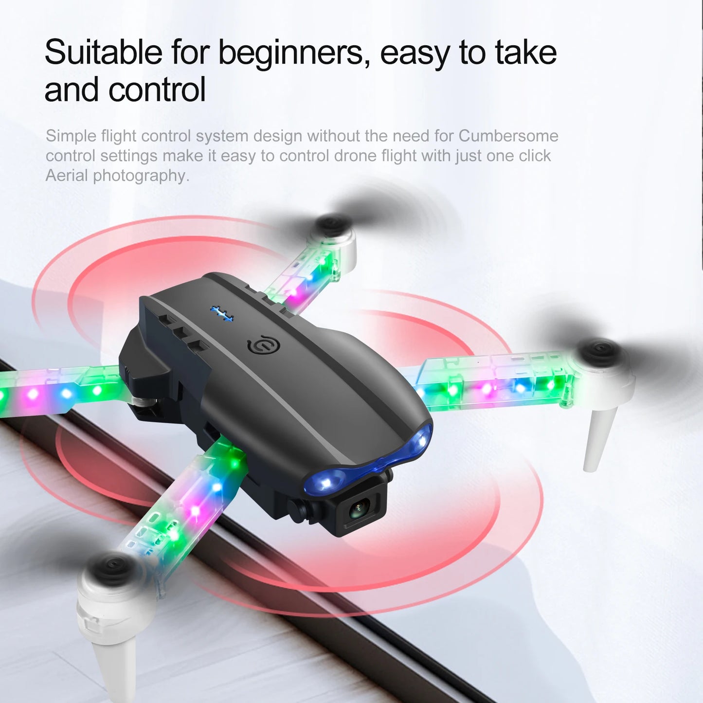 E88 Drone with HD Camera | Quadcopter, Long Battery Life, Altitude Hold, Portable Lightweight Remote Control Aircraft for Kids