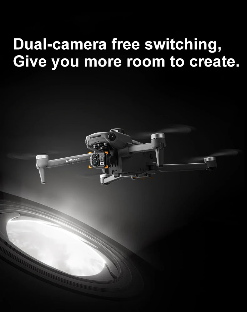 ZLL D12 Drone – 8K Dual Camera & 360° Obstacle Avoidance
