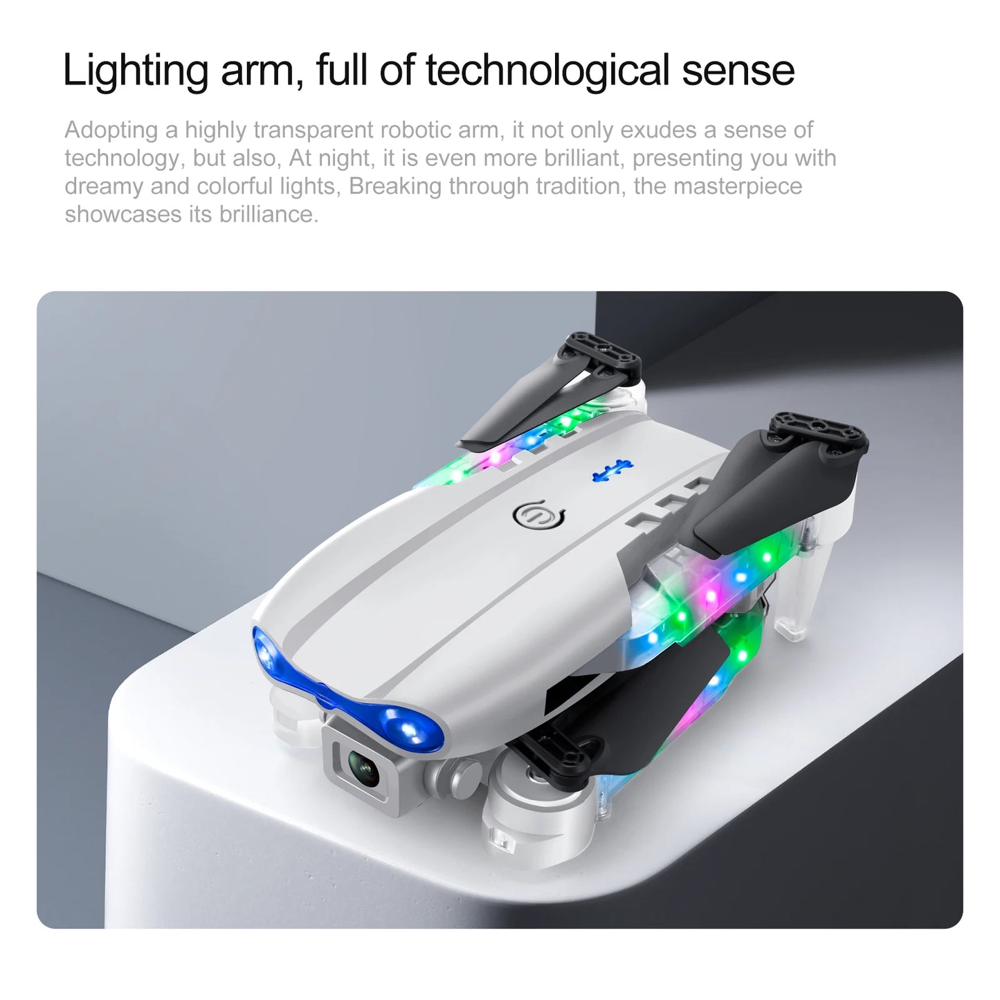 E88 Drone with HD Camera | Quadcopter, Long Battery Life, Altitude Hold, Portable Lightweight Remote Control Aircraft for Kids