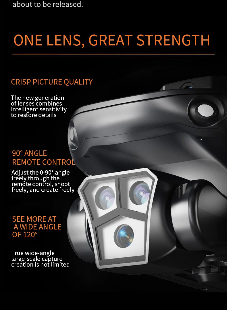 DWI D26 RC Drone – 3 Cameras & Obstacle Avoidance