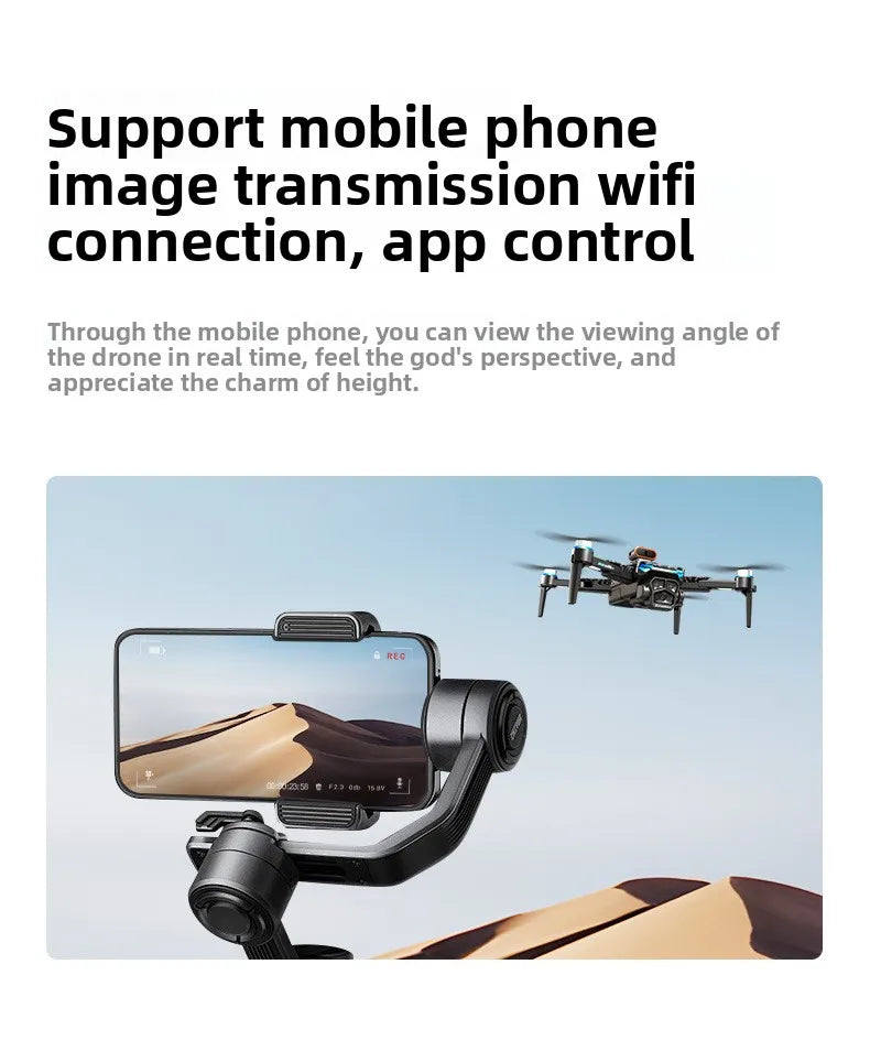 D13 Drone with 5.6-inch Screen Control Brushless Quadcopter Obstacle Avoidance Remote-controlled Aircraft Foreign Trade