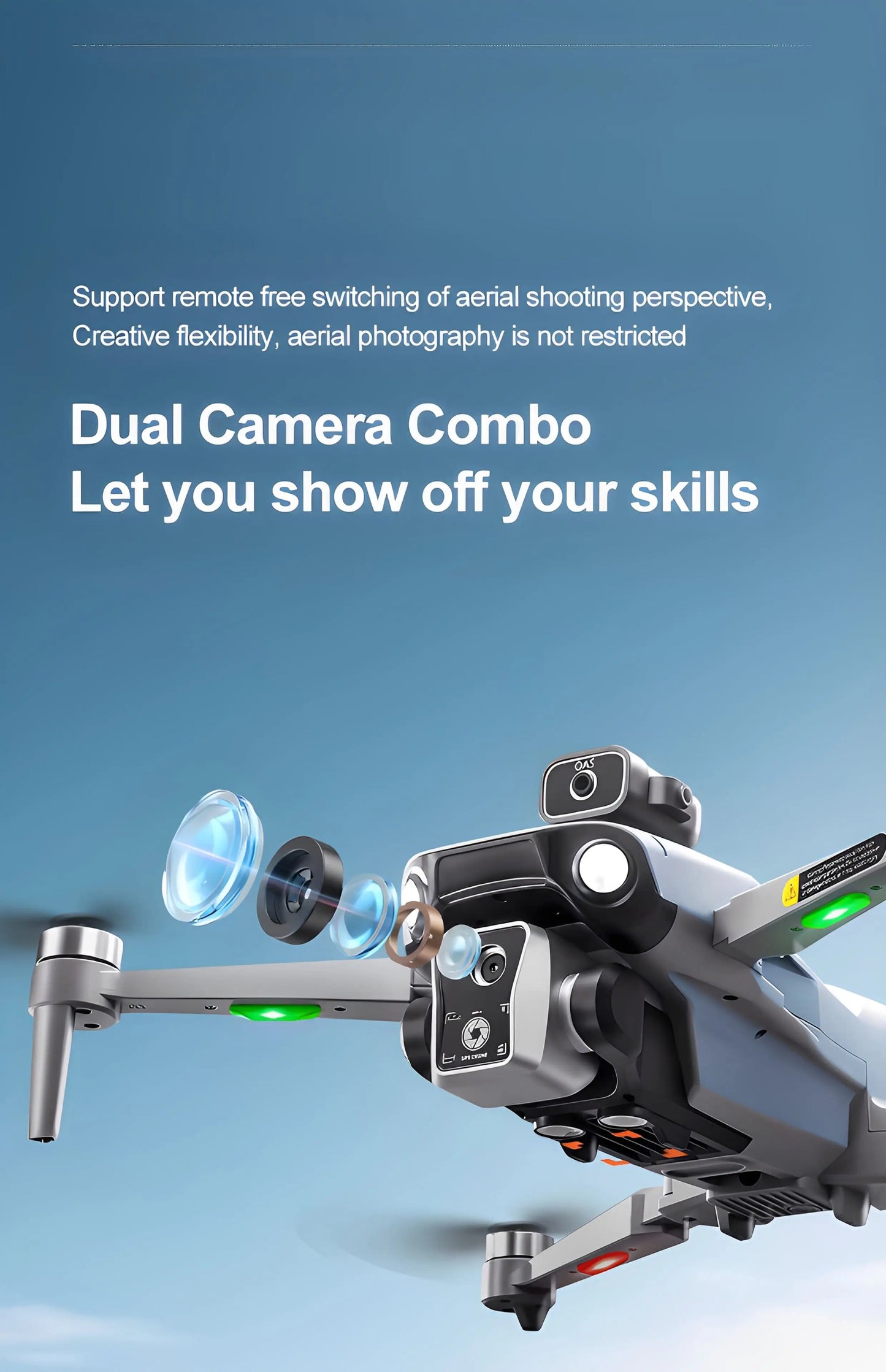 The 2025 new model K19 drone is equipped with a built-in screen GPS for professional drone high-definition aerial photography