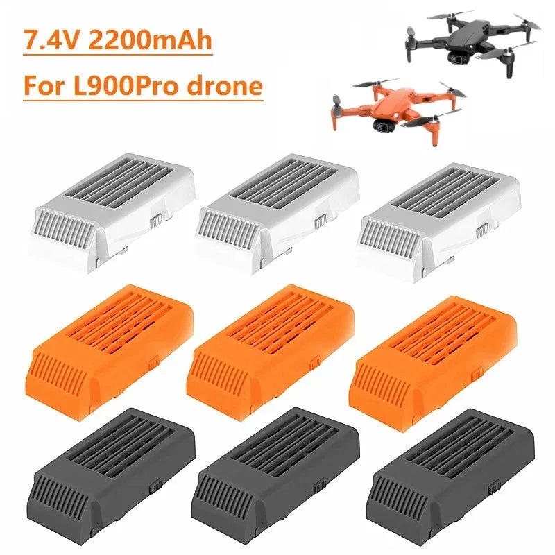 L900 Pro GPS Drone 4K Drone Battery 7.4V 2200mAh For L900 PRO 4K GPS Drone Battery Accessories RC Quadcopter FPV Camera Drone