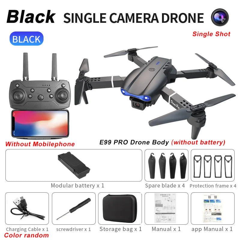 E99Pro 4K RC Drone – Dual Camera & 5G WiFi FPV