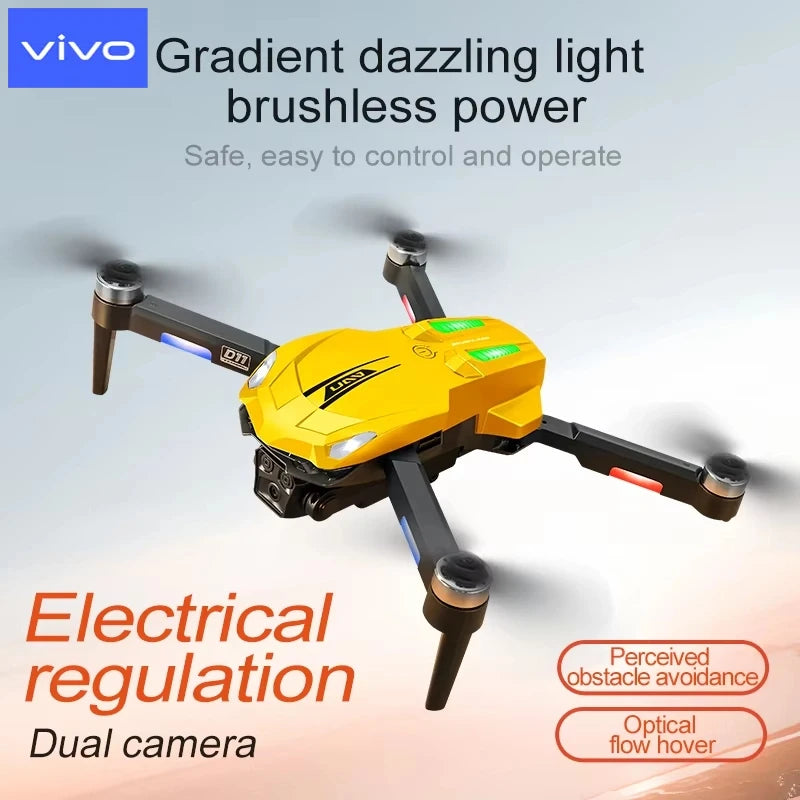 VIVO D11 8K GPS Brushless Drone with Dual Camera & Omnidirectional Obstacle Avoidance