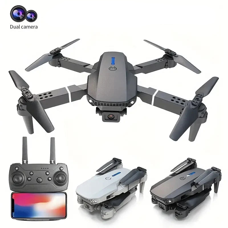 E88 Drone Toy – Dual Camera & One-Key Takeoff