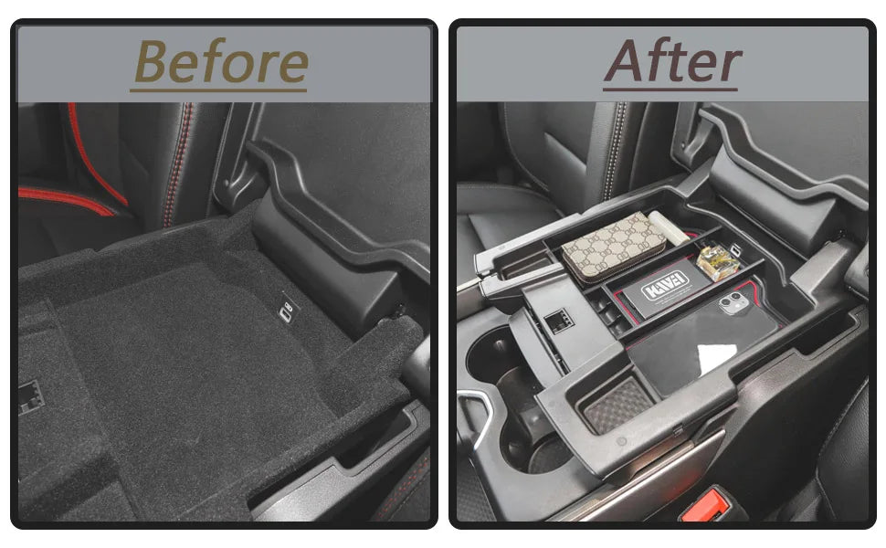 Center Console Organizer for Dodge RAM 1500 2500 3500 2024 2023 2022 2021 2020 2019 Armrest Box Insert Tray Interior Accessories