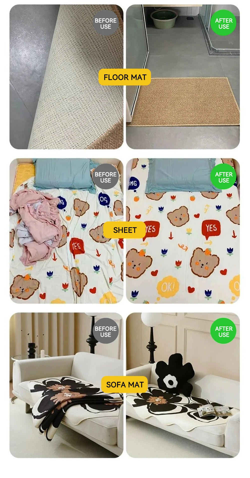 Adhesive Fastener Tape Extra Strong Carpet Fixing Sticker Double Side Hook-and-loop Fastener Auto Adhesive tape Comforter Fixing