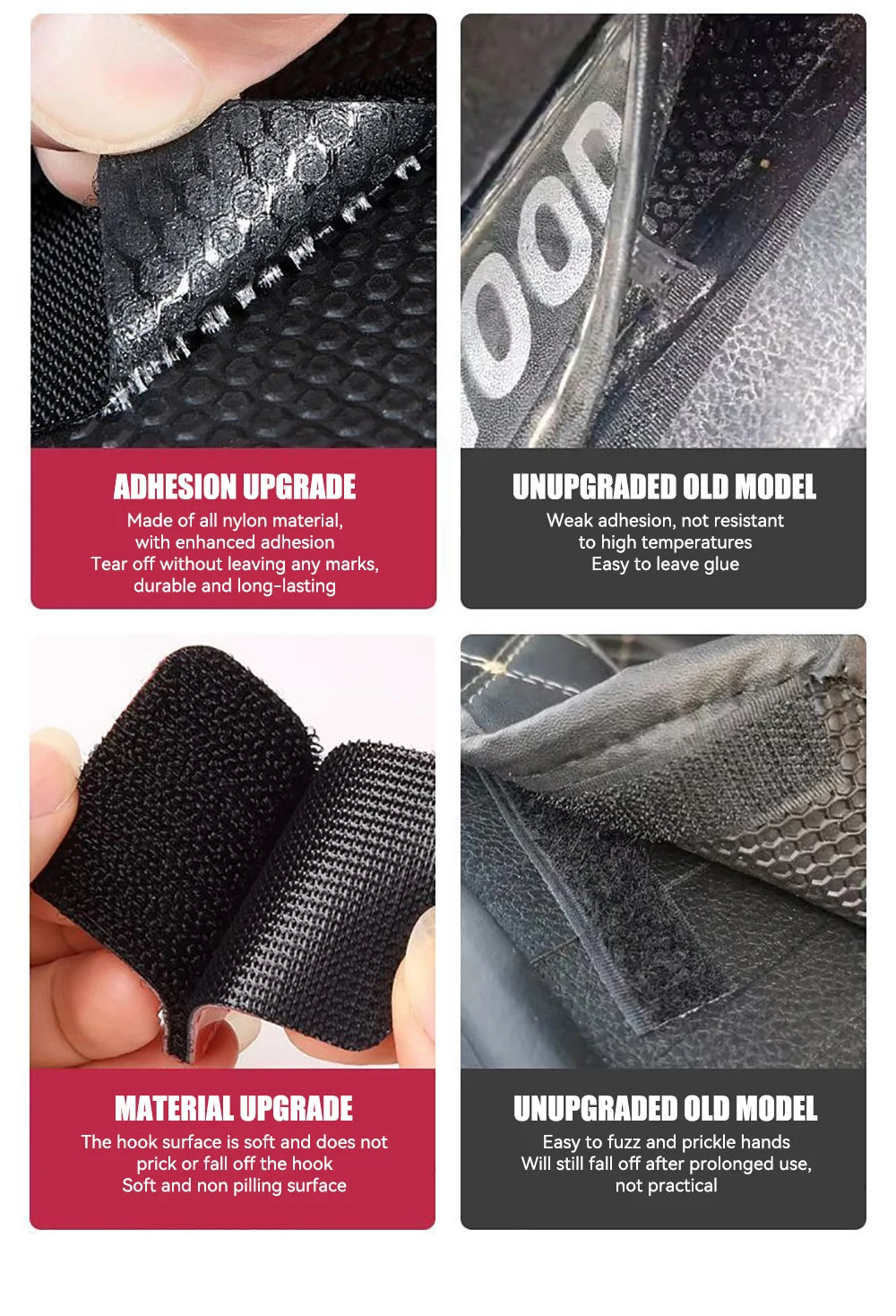 Adhesive Fastener Tape Extra Strong Carpet Fixing Sticker Double Side Hook-and-loop Fastener Auto Adhesive tape Comforter Fixing