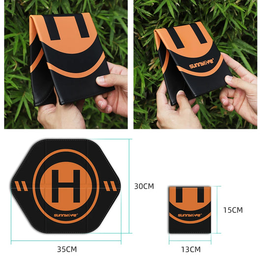 35cm Drone Landing Pad Universal Folding Drone Landing Mat Double Sided Drone Parking Mat for DJI NEO/Mini4Pro Drone Accessories