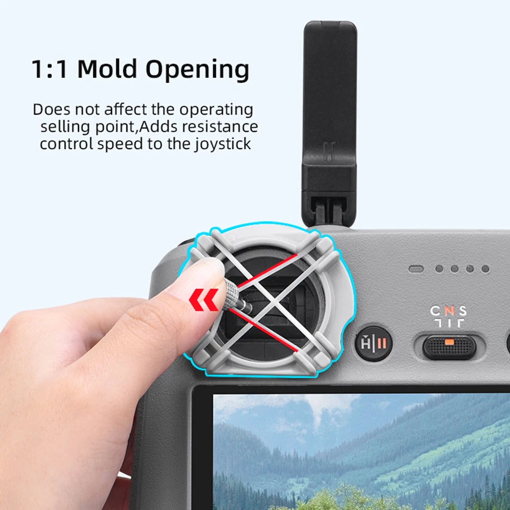 1 Pair Drone Rocker Damper Control Speed Thumb Rocker Damper Joystick Yaw Controller Accessories for Air 3 /Mini 4 Pro RC/RC 2