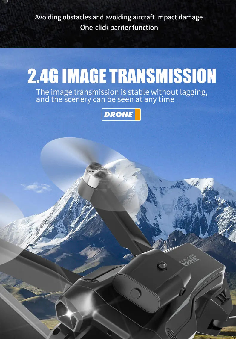 Folding Drone with Brushless Motor – Obstacle Avoidance & Optical Flow