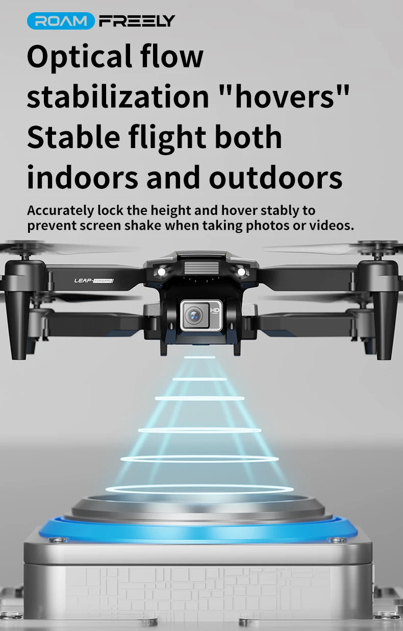 H30 Drone: Optical Flow Enabled, Foldable Quadcopter, Dual-lens Aerial Photography Remote Control Aircraft Toy