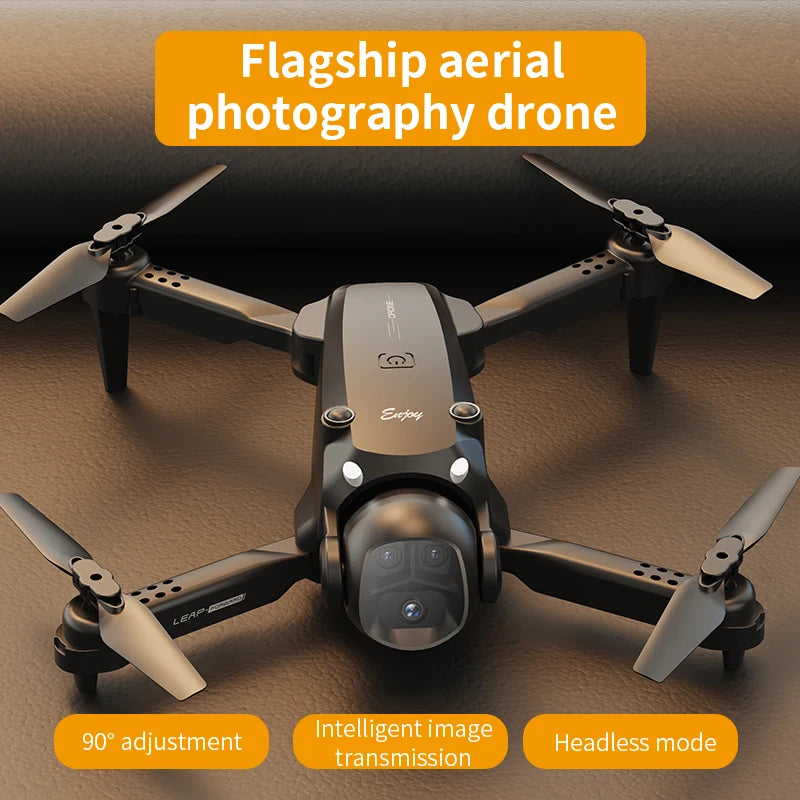 Foldable Four - Axis Drone with 360° Roll Feature - Dual Camera, Optical Flow Hover, Six - Axis Gyroscope & One - Click Landing